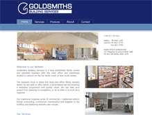 Tablet Screenshot of goldiesbuilding.com.au